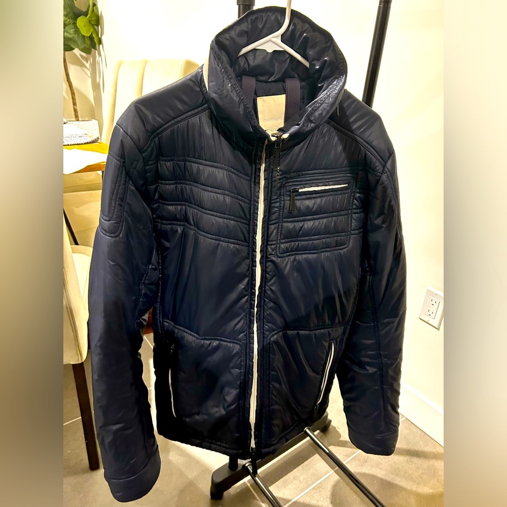 Diesel Spring/Fall Nylon Jacket, Navy, Size XL